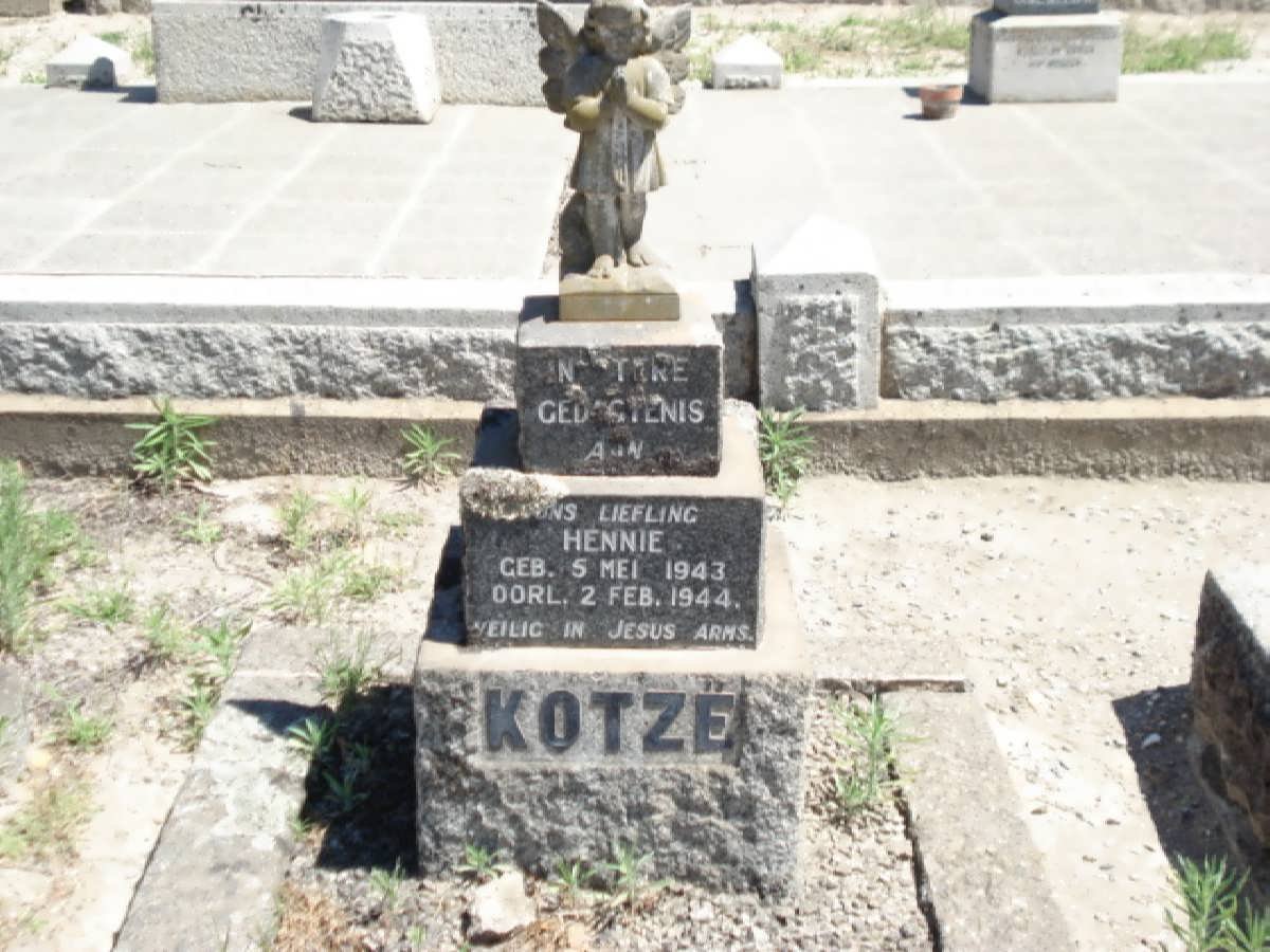 KOTZE Hennie 1943-1944
