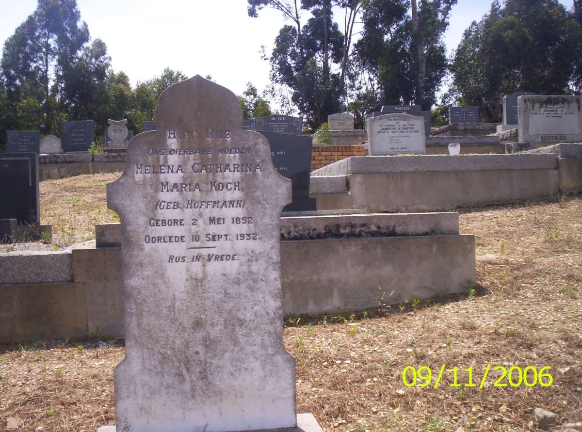 KOCH Helena Catharina Maria nee HOFFMANN 1852-1932