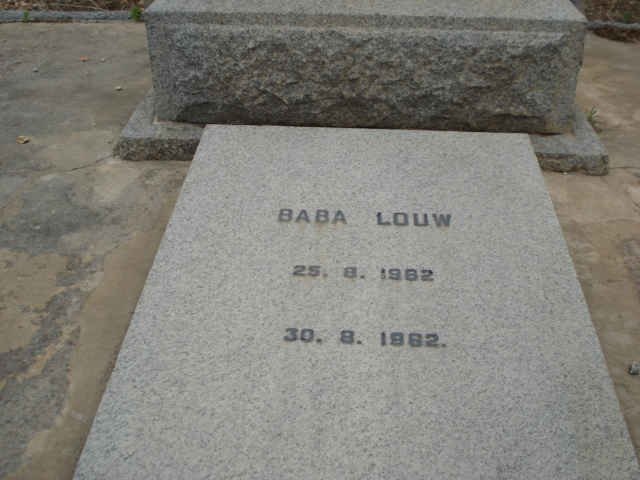 LOUW Baba 1962-1962