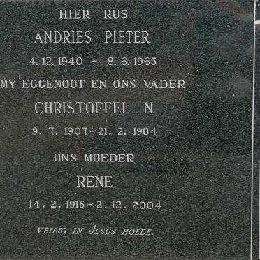 LOMBARD Christoffel N. 1907-1984 &amp; Rene 1916-2004 :: LOMBARD Andries Pieter 1940-1965