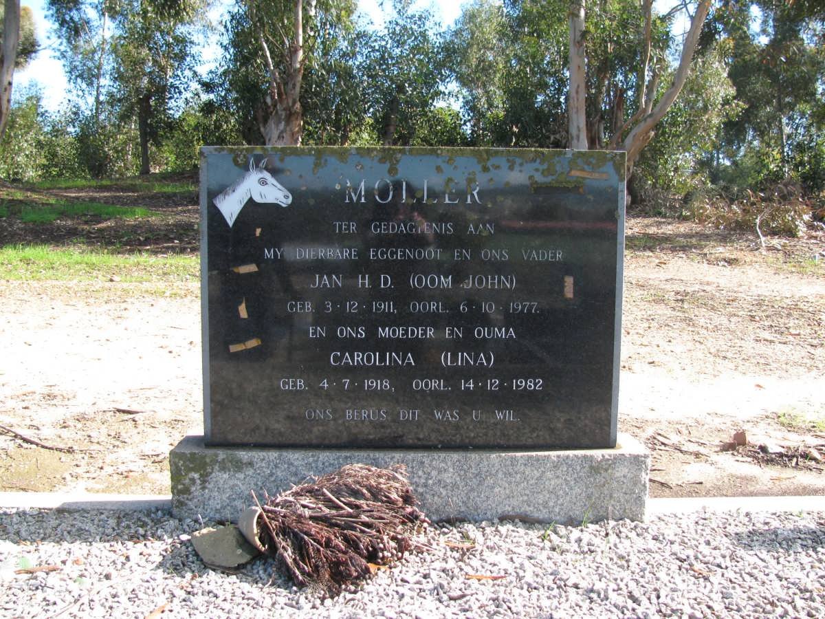 MOLLER Jan H.D. 1911-1977 &amp; Carolina 1918-1982