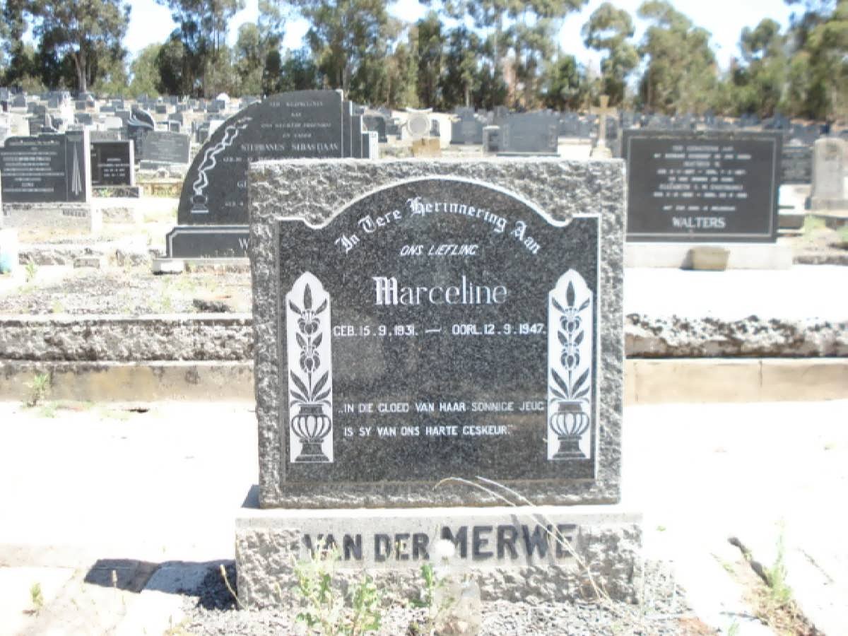 MERWE Marceline, van der 1931-1947