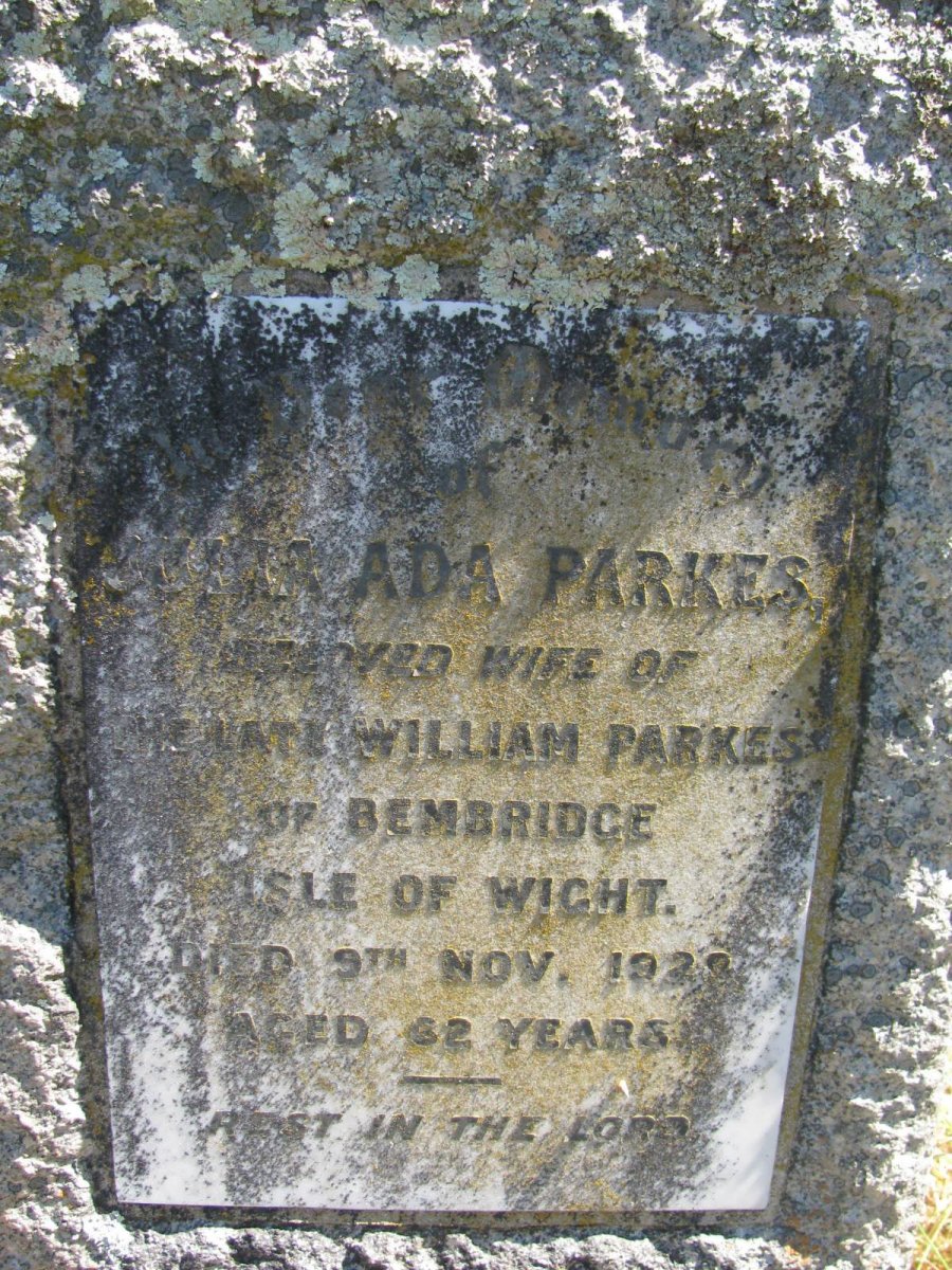 PARKES Julia Ada -192?