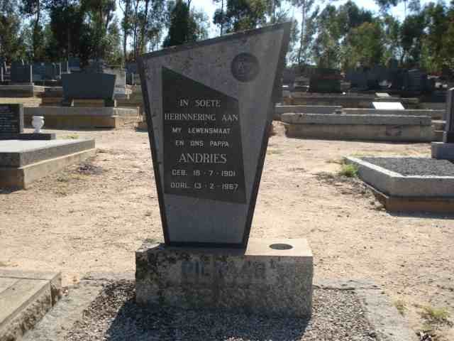 PIENAAR Andries 1901-1967