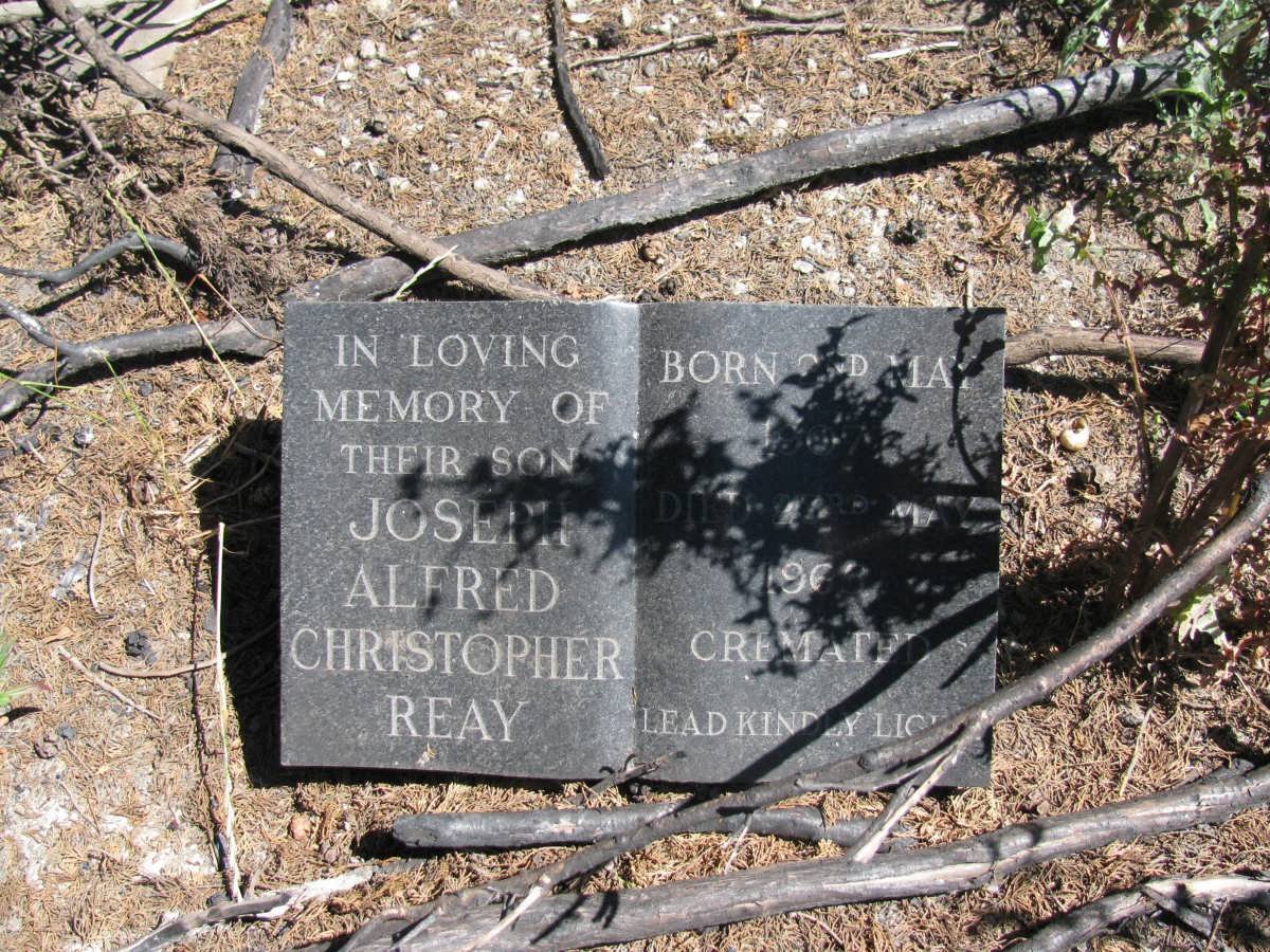 REAY Joseph Alfred Christopher -1963