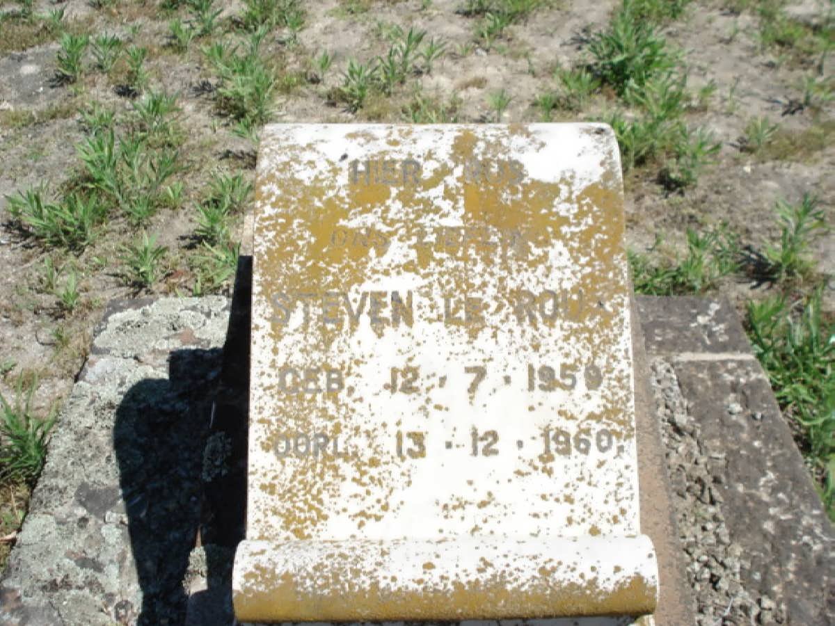 ROUX Steven, le 1959-1960