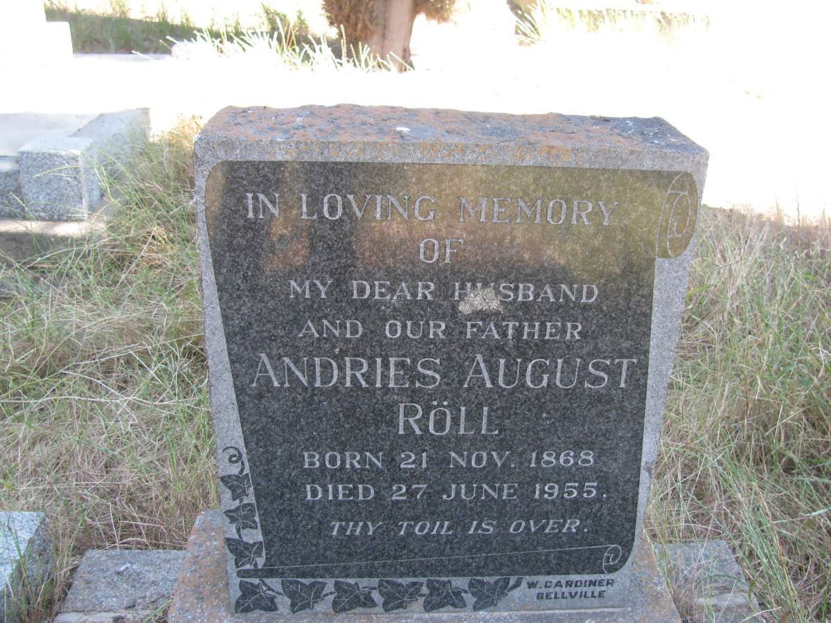RÖLL Andries August 1868-1955