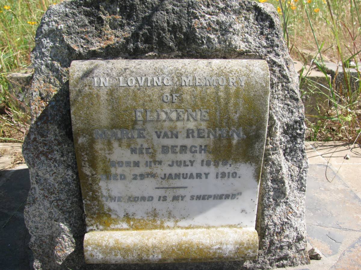 RENEN Elixene Marie, van nee BERGH 1858-1910