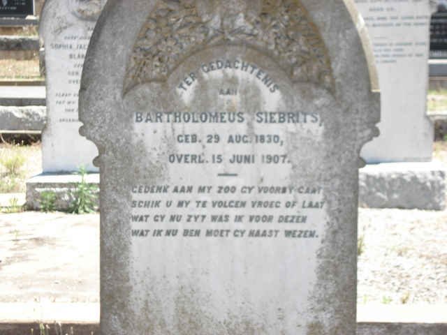 SIEBRITS Bartholomeus 1830-1907