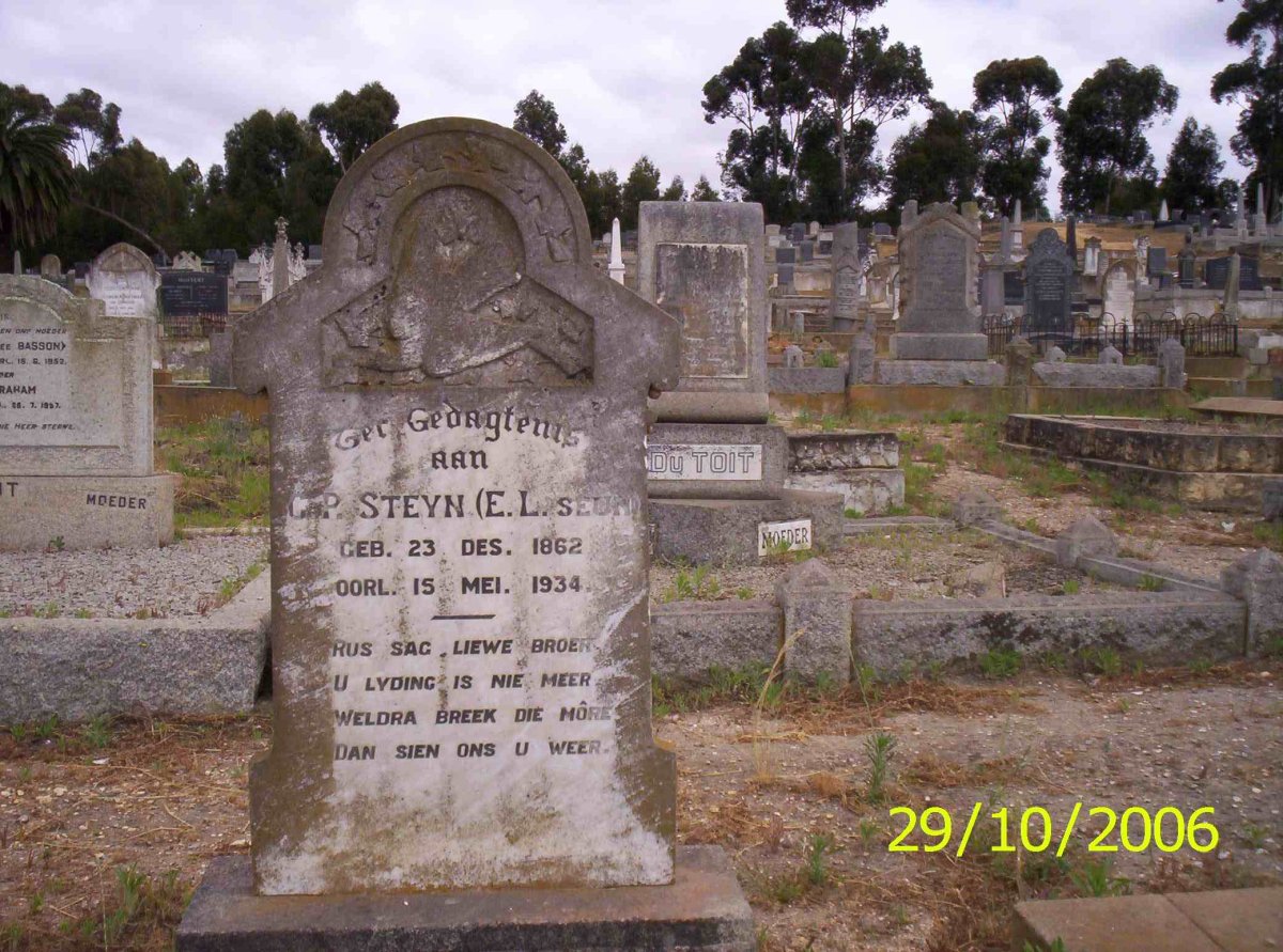 STEYN C.P. 1862-1934