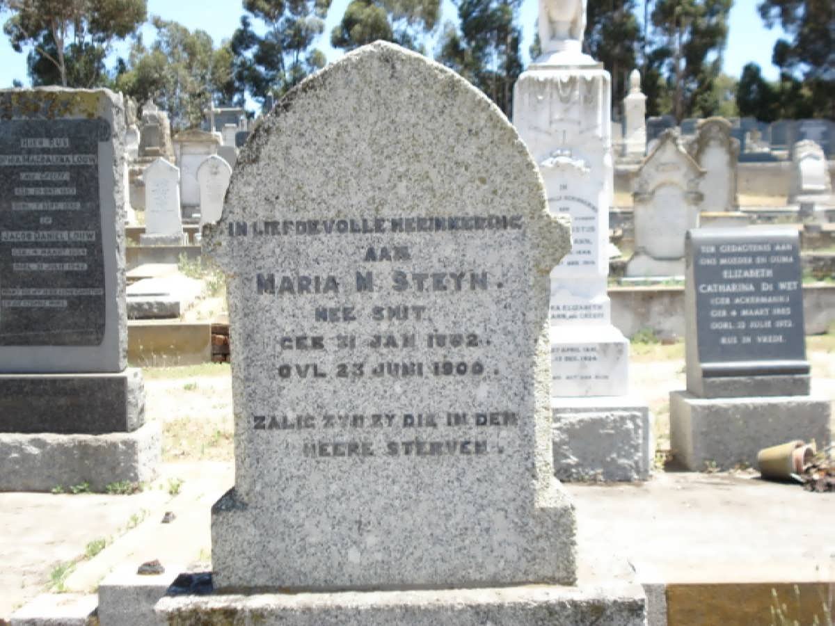 STEYN Maria M. nee SMIT 1862-1900