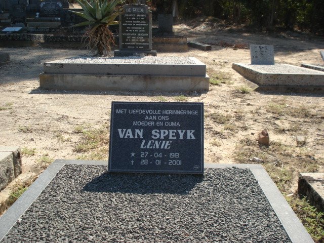 SPEYK Lenie, van 1913-2001