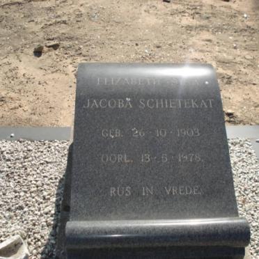 SCHIETEKAT Elizabeth Dina Jacoba 1903-1978