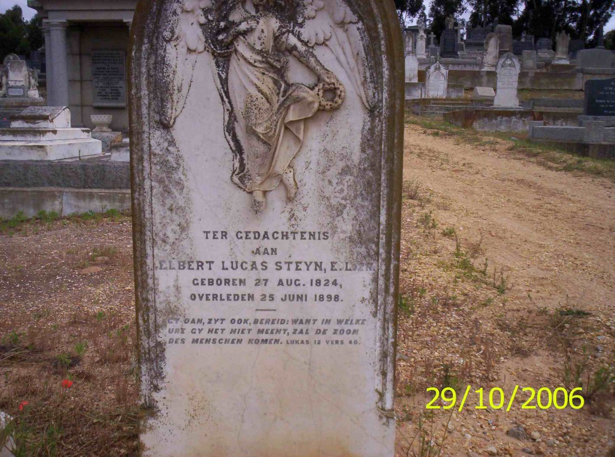 STEYN Elbert Lucas 1824-1898
