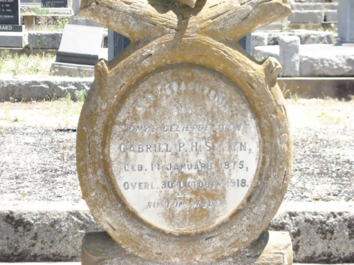 STEYN Gabriel P.H. 1875-1918