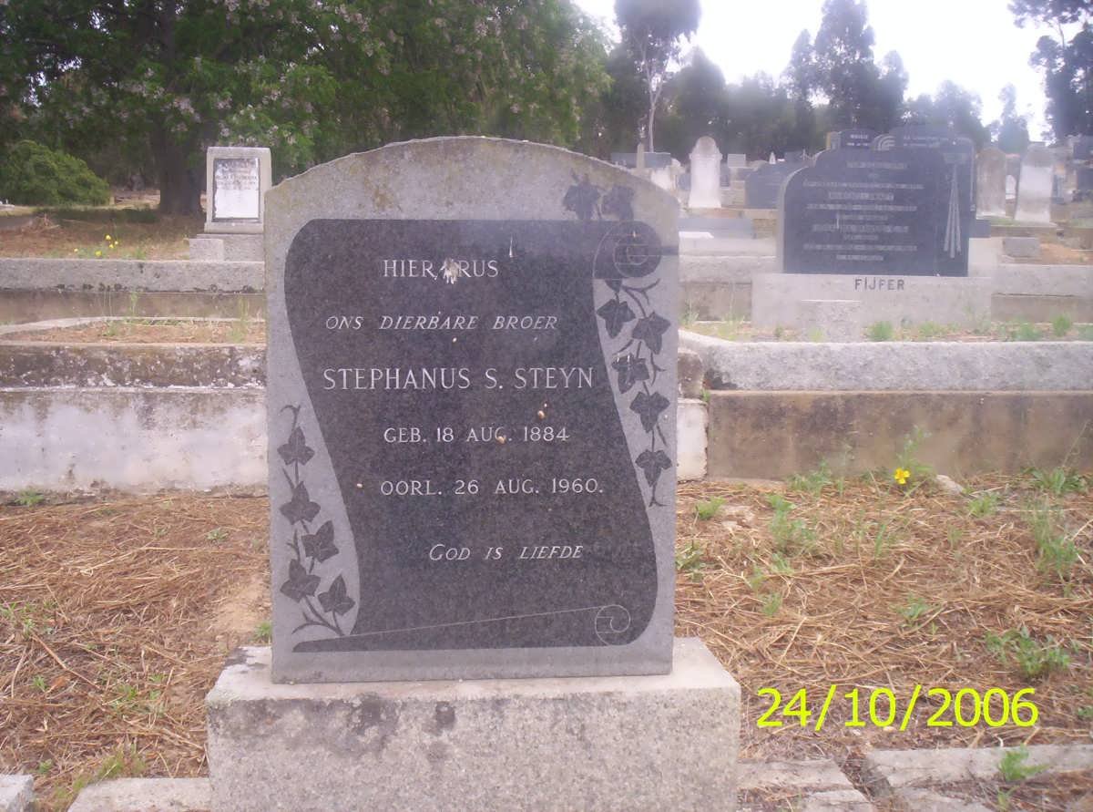 STEYN Stephanus S. 1884-1960