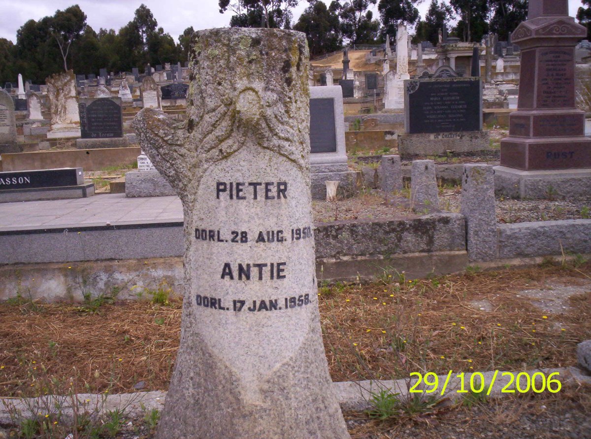SLABBER Pieter -1950 &amp; Antie -1958