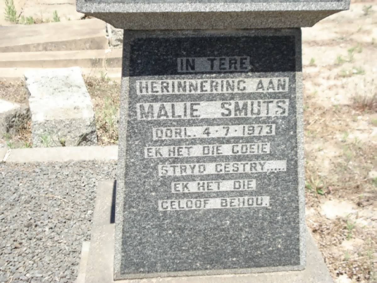 SMUTS Malie -1973