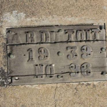 TOIT A.B., du 1919-1939