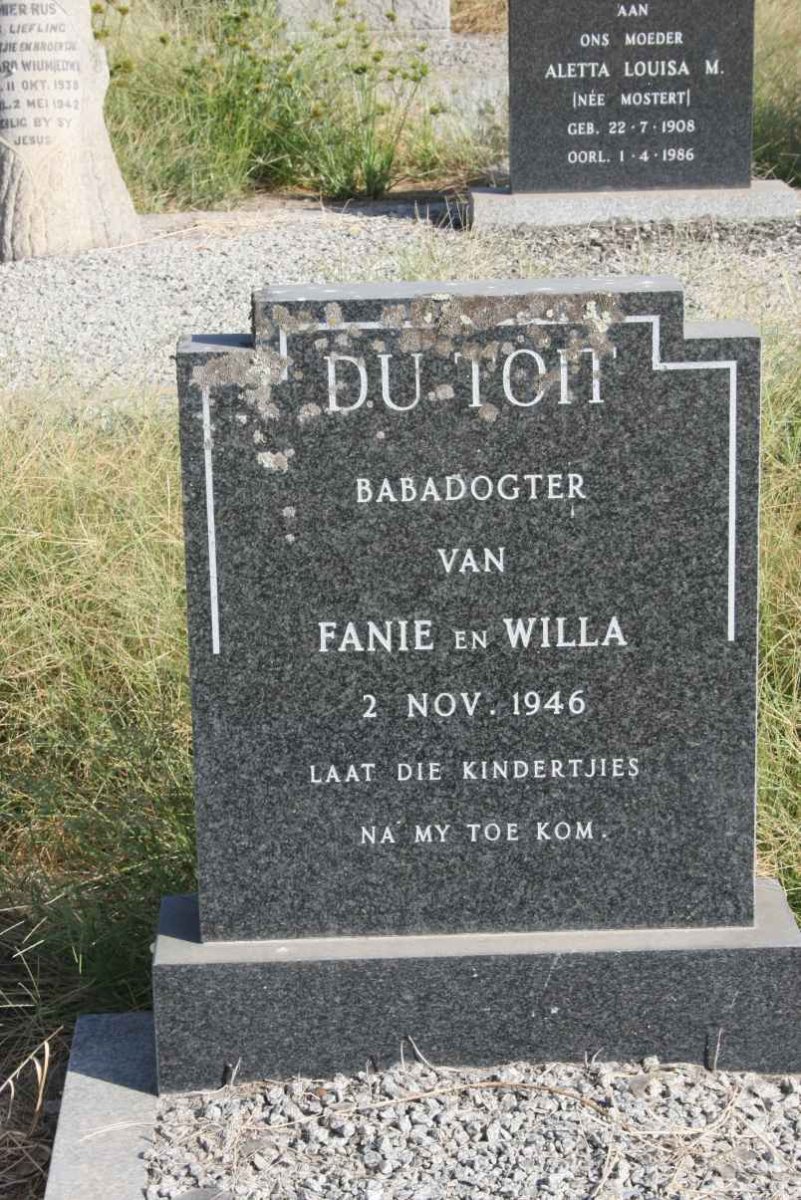 TOIT Baba, du 1946-1946