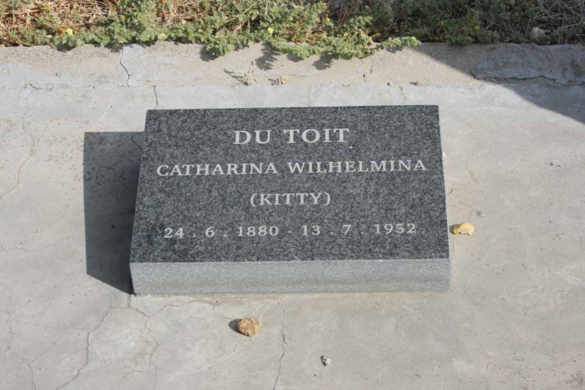 TOIT Catharina Wilhelmina, du 1880-1952