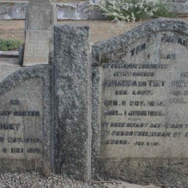 TOIT Pieter, du 1858-1944 &amp; Johanna LOUW 185?-1923 :: DU TOIT Joey 1884-1915