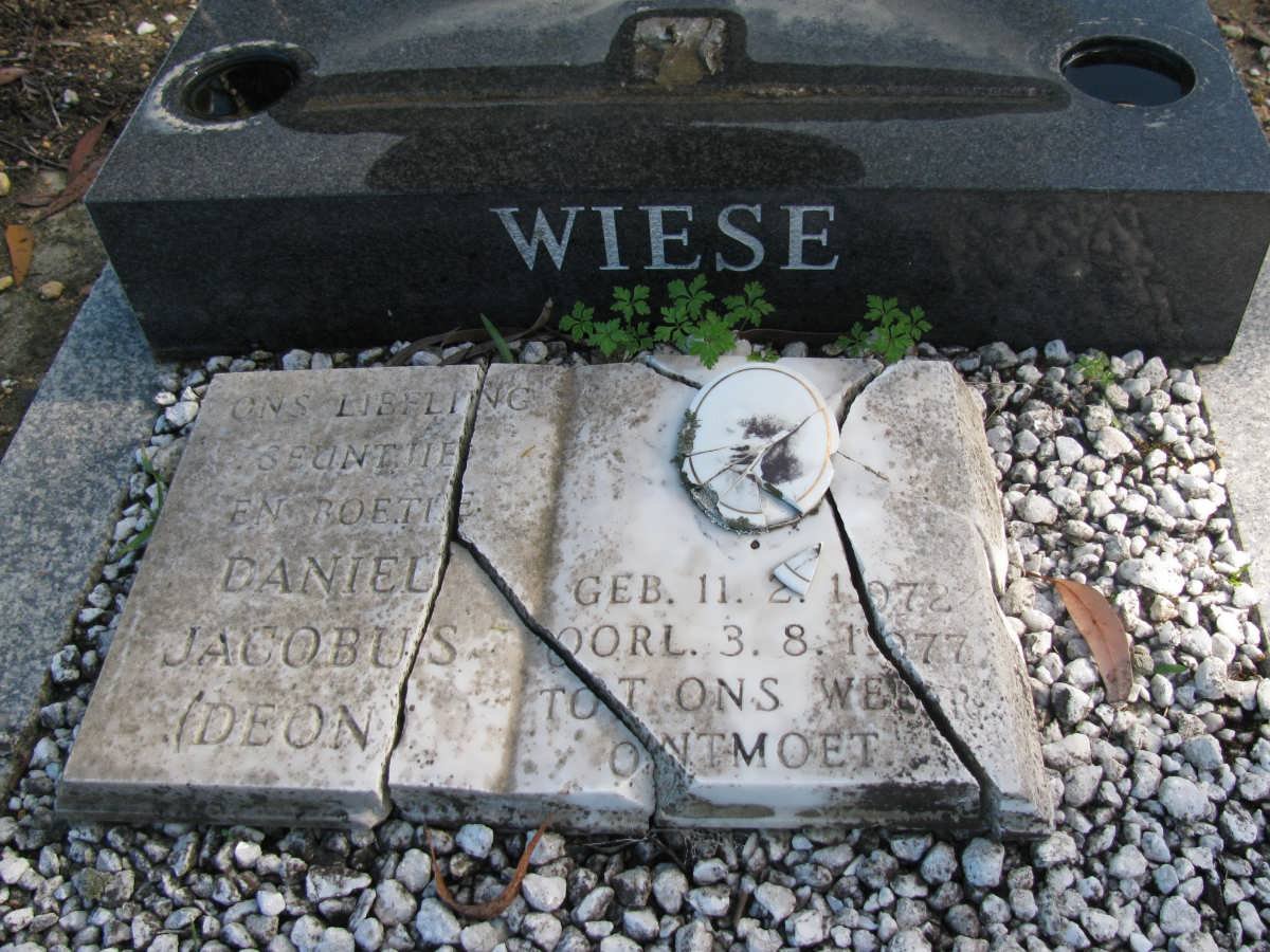 WIESE Daniel Jacobus 1972-1977