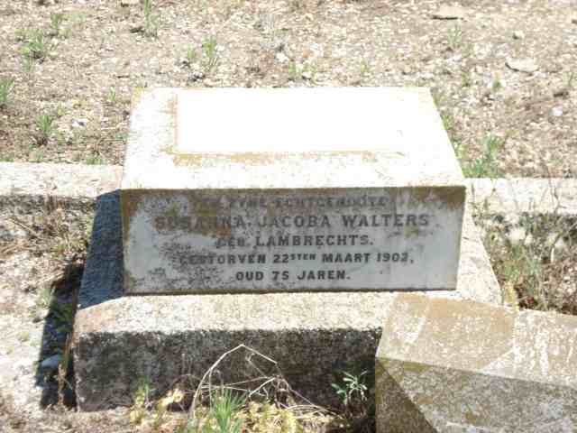 WALTERS Susanna Jacoba nee LAMPBRECHTS -1902