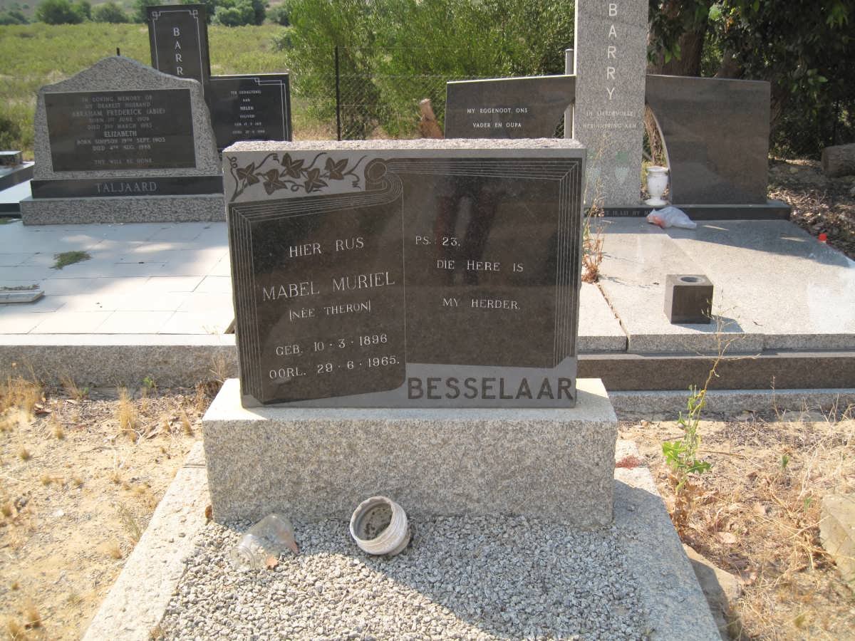 BESSELAAR Mabel Muriel nee THERON 1896-1965