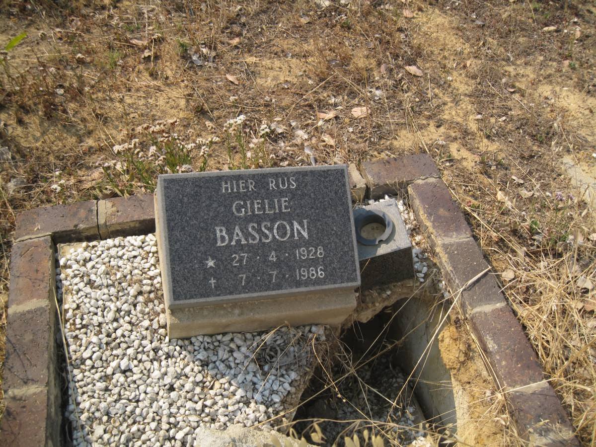 BASSON Gielie 1928-1986