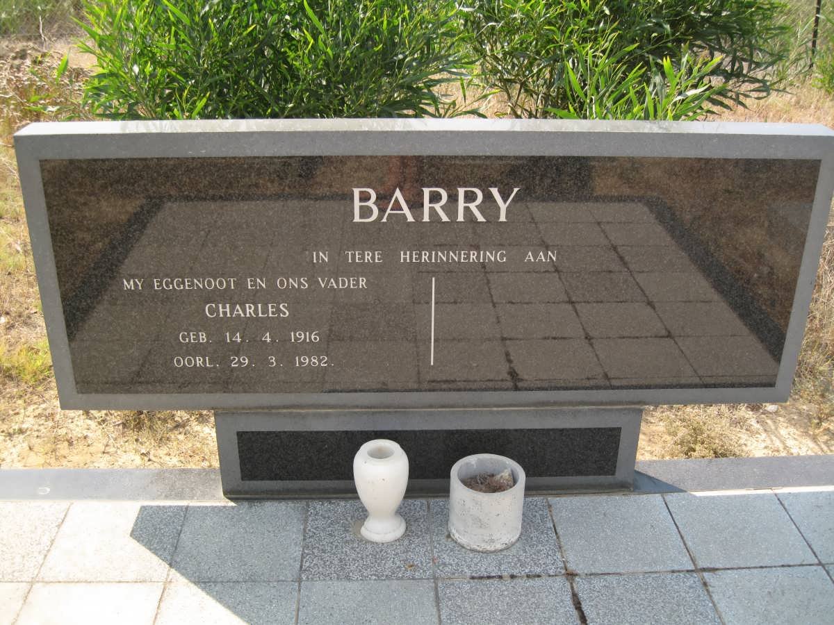 BARRY Charles 1916-1982