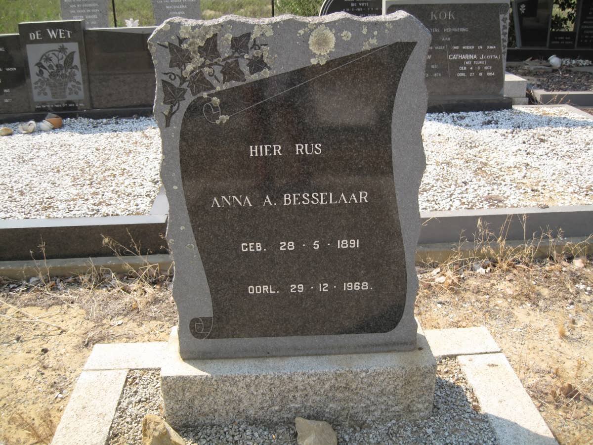 BESSELAAR Anna A. 1891-1968