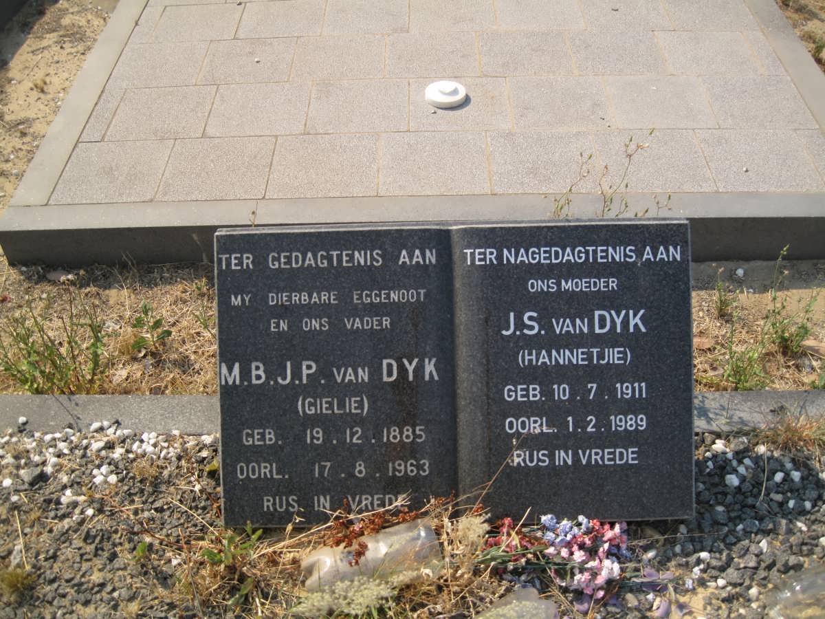 DYK M.B.J.P., van 1885-963 &amp; J.S. 1911-1989