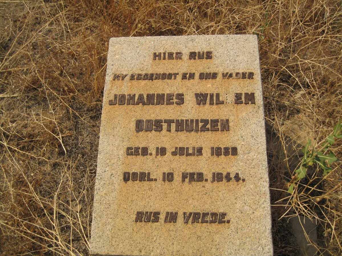 OOSTHUIZEN Johannes Willem 1868-1944