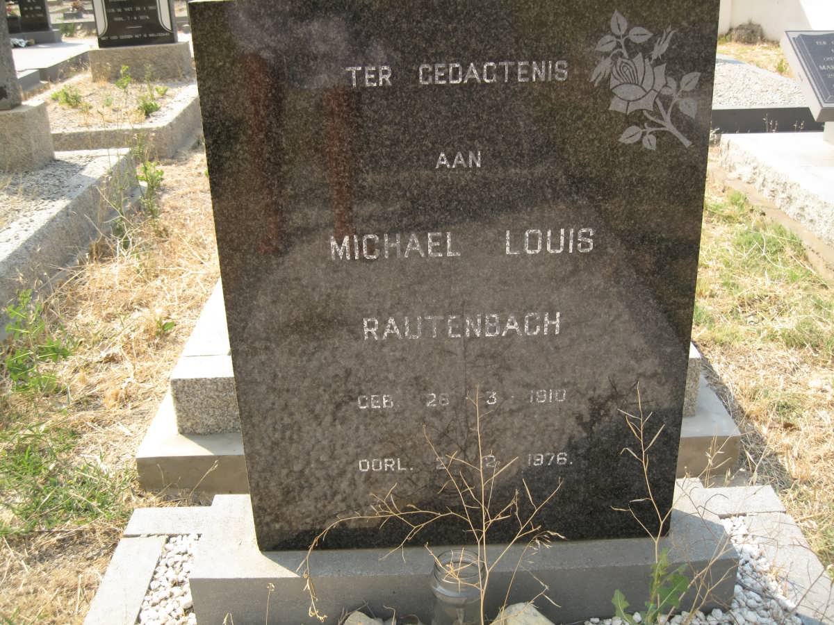 RAUTENBACH Michael Louis 1910-1976
