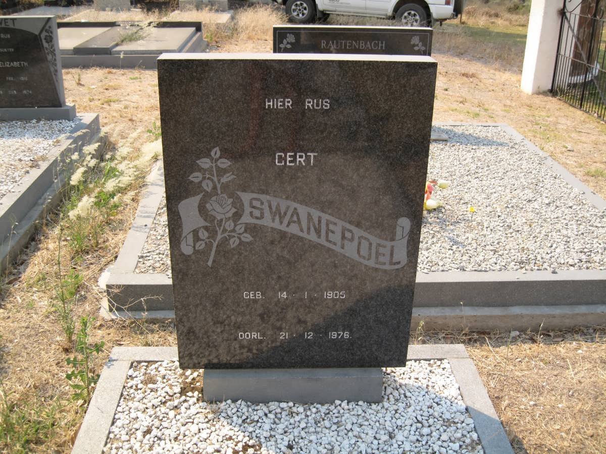 SWANEPOEL Gert 1905-1976