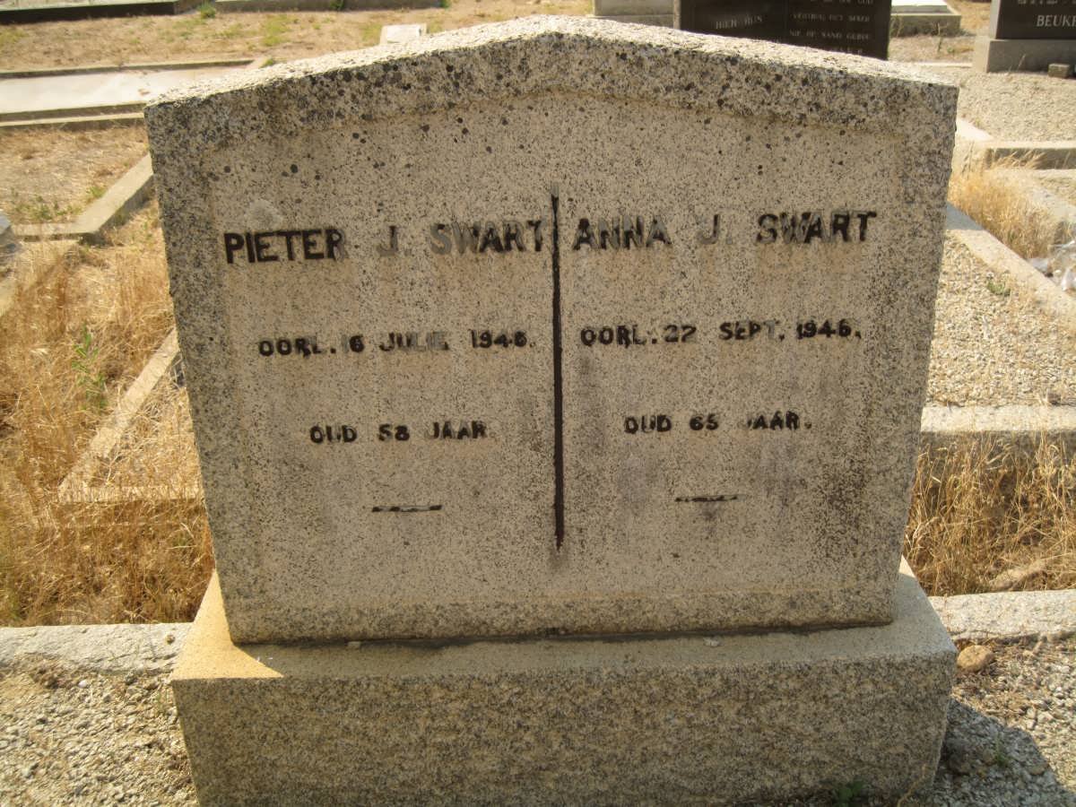 SWART Pieter J. -194? &amp; Anna J. -1946