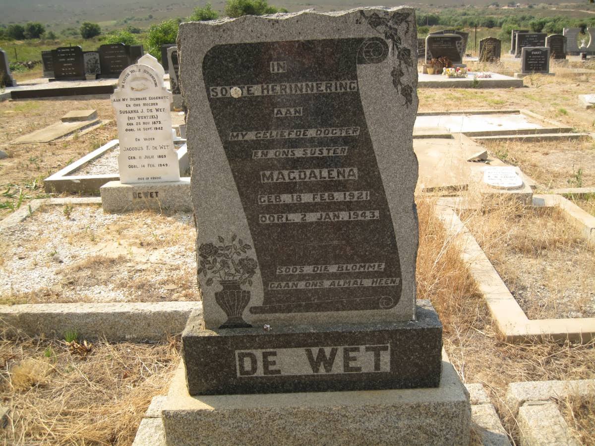 WET Magdalena, de 1921-1943
