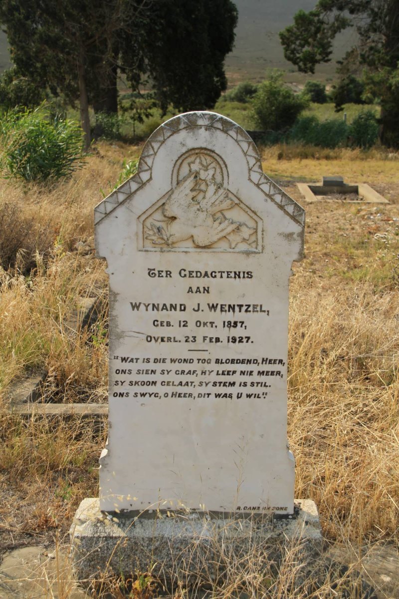 WENTZEL Wynand J. 1857-1927
