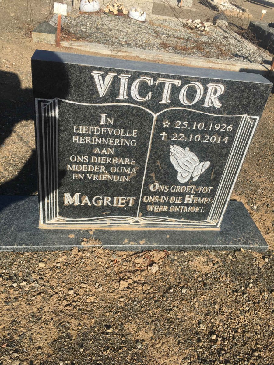 VICTOR Magriet 1926-2014