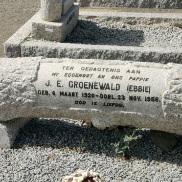 GROENEWALD J.E. 1920-1956