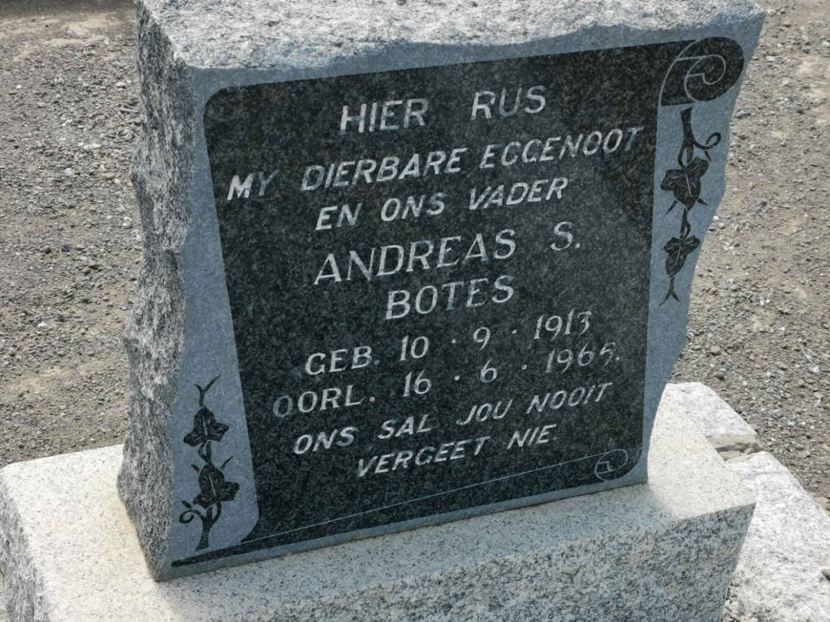 BOTES Andreas S. 1913-1965