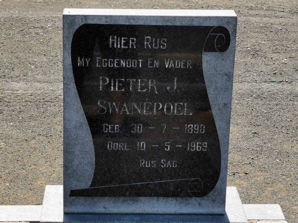SWANEPOEL Pieter J. 1898-1969