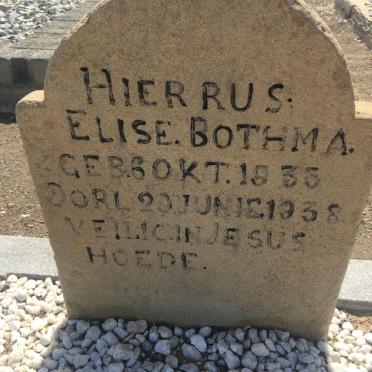 BOTHMA Elise 1935-1938