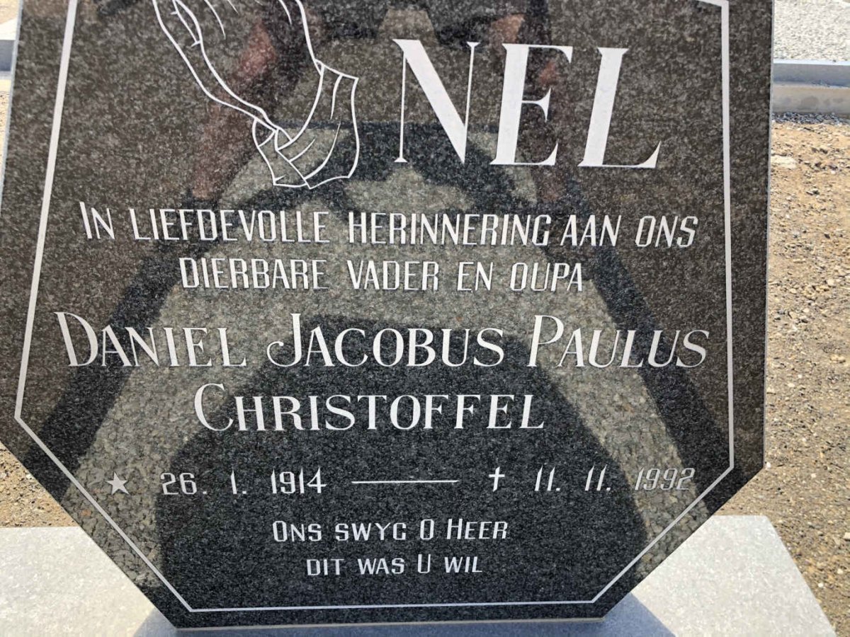 NEL Daniel Jacobus Paulus Christoffel 1914-1992