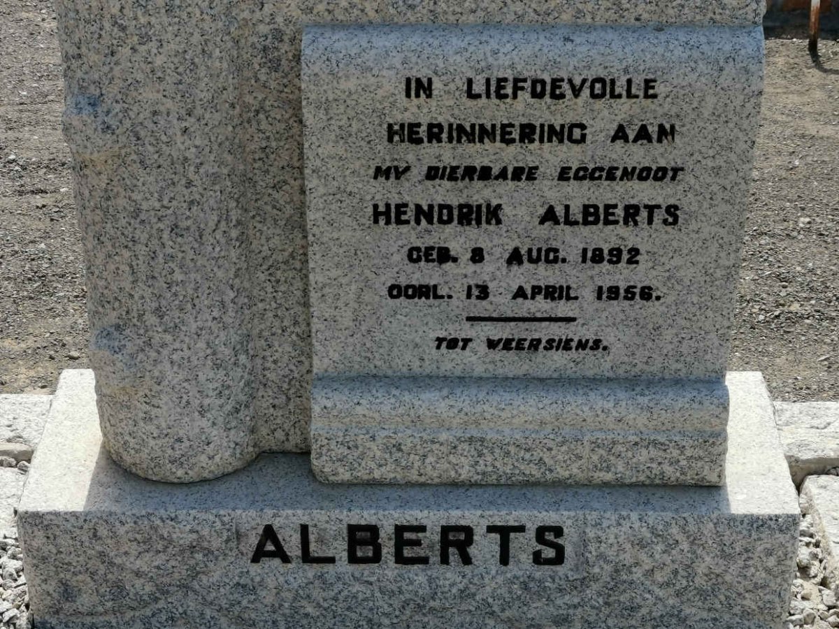 ALBERTS Hendrik 1892-1956