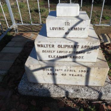 ARNOT Walter Oliphant -1902