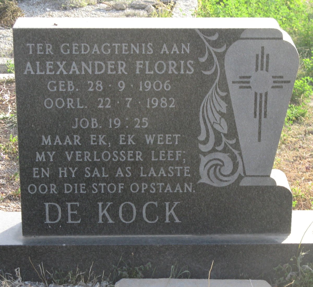 KOCK Alexander Floris, de 1906-1982