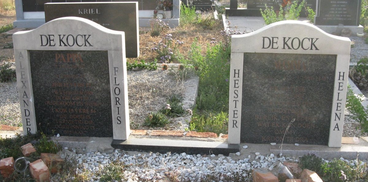 KOCK Alexander Floris, de &amp; Hester Helena