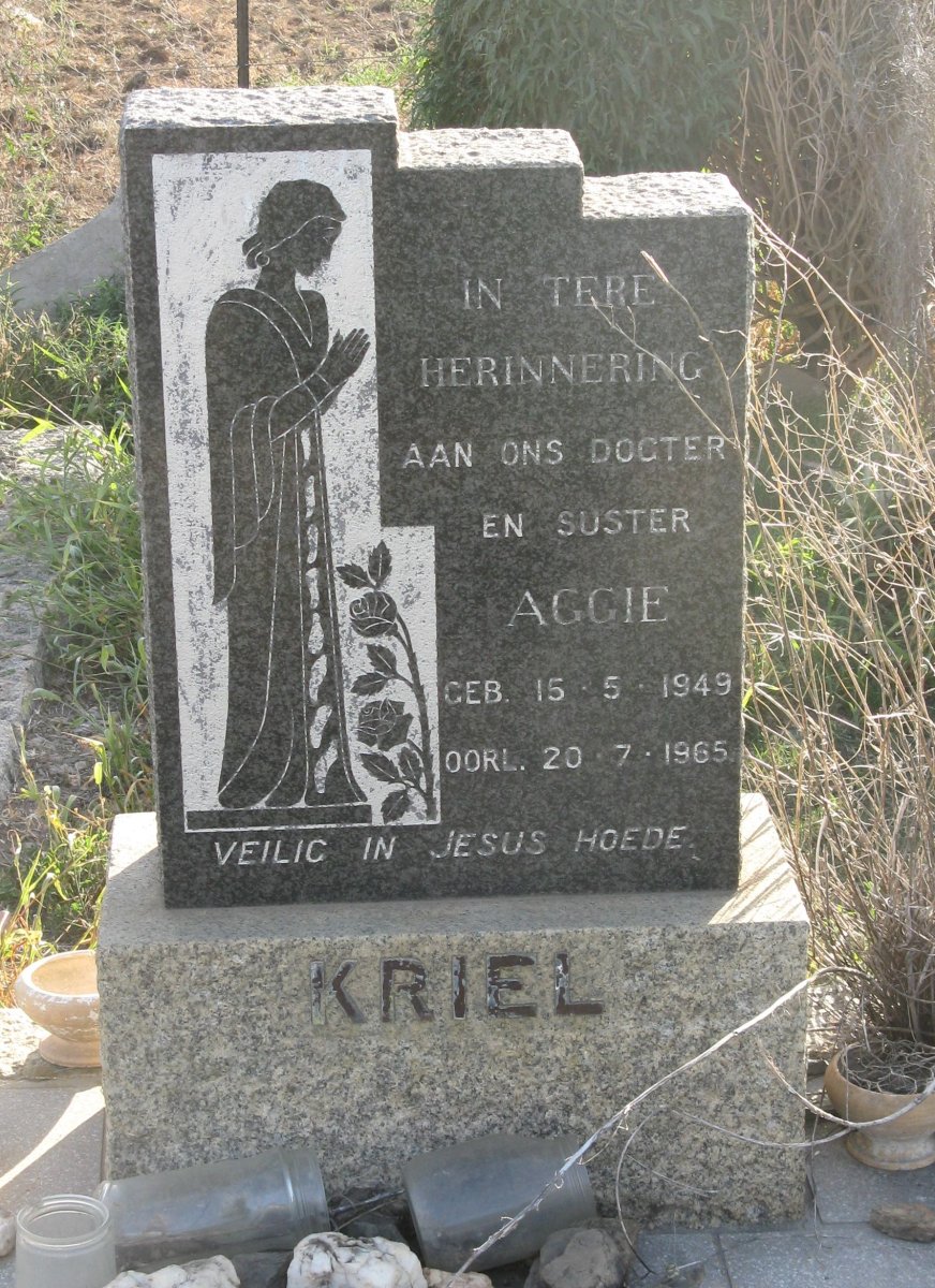 KRIEL Aggie 1949-1965